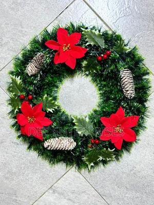 50cm Christmas Wreath for Front Door