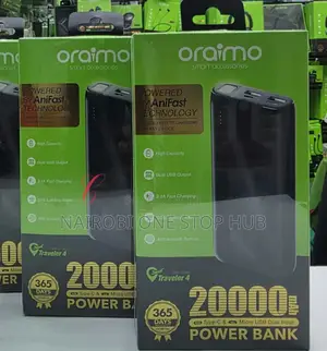 Oraimo Traveler 4 Opb-P204d 20,000mah Power Banks