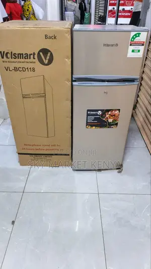 Volsmart Fridge Vl-Bcd118 Double Door 118 Litres
