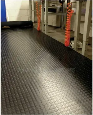 Industrial Rubber Coin Mat – Heavy-Duty Floor Protection