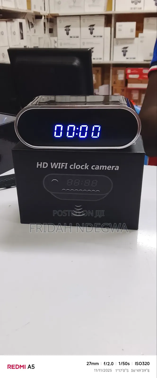 Table Clock Wifi Camera
