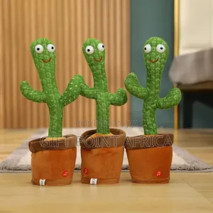 Rechargeable Dancing Cactus 🌵 Toy With Music, Sound And Light For Kid