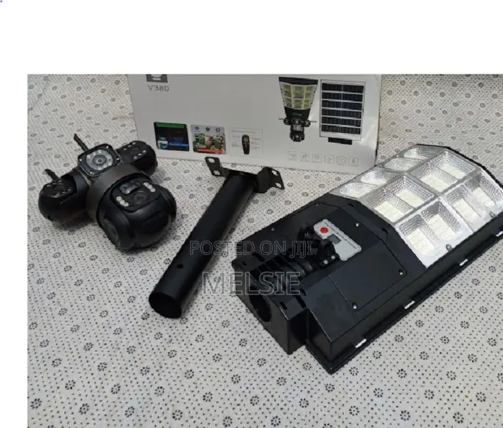 Solar 4g Camera + Lighting 2 in 1 V380pro Support V380 App Android