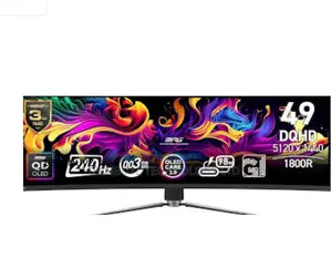 Msi Mpg 491cqpx Qd-oled 49′′ 5k,240 Hz Curved Ultrawide Gaming Monitor