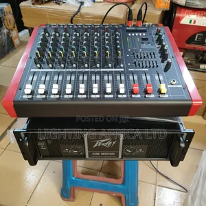 8 Channels Powered Mixer Usb/Bluetooth Enabled Peavey 6000 Amplifier