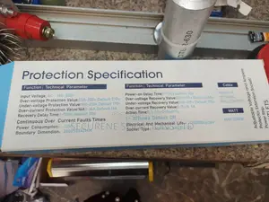 Adjustable Voltage Ampere Protector Extension Socket With Four Outlets