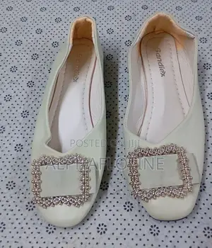 Beige Synthetic Leather Upper PVC Insole Shoes