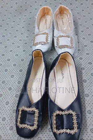 Black/White Synthetic Leather Lightweight Casual Flat Shoes