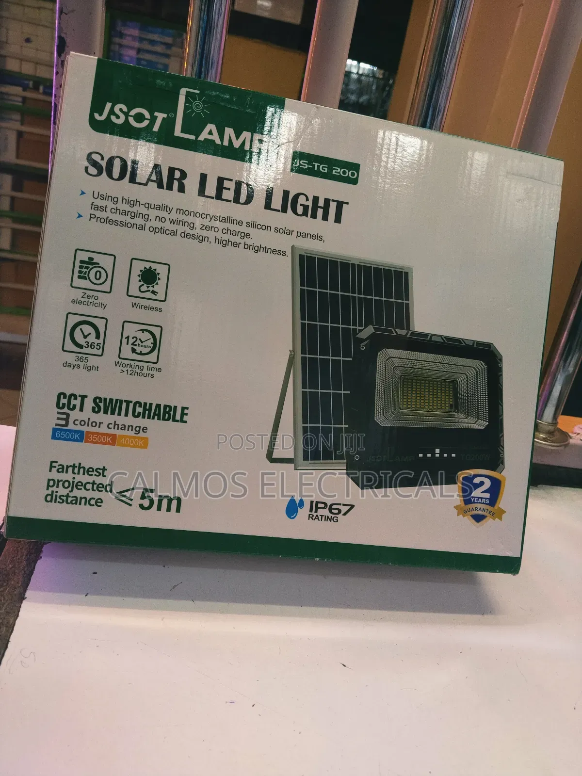 Solar Floodlights 200watts Complete With Panel