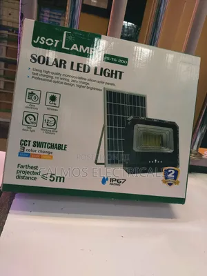 Solar Floodlights 200watts Complete With Panel