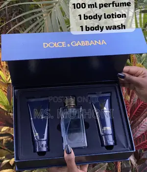 Dolce Gabbana Gift Set for Men.