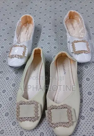 Beige $ Off White Women Shoes Soft Comfortable Walking Flats