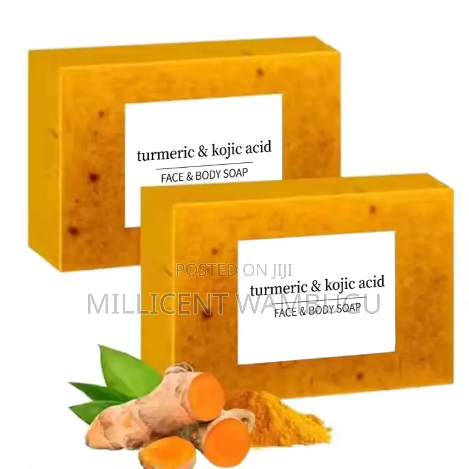 Tumeric and Kojic Acid Face and Body Soap