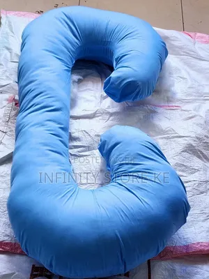 Pregnancy Pillow C Shape Maternity Pillow in Grey /Blue