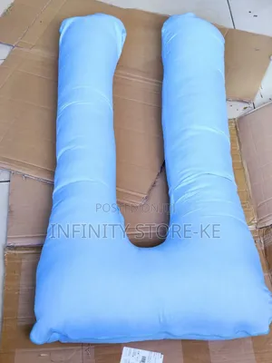 U Shape Meternity Pregnancy Pillow for Mums in Blue/Grey