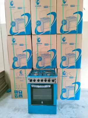 60*65 Euroken 3+1 Standing Cooker With Electric Double Heater Oven ,T