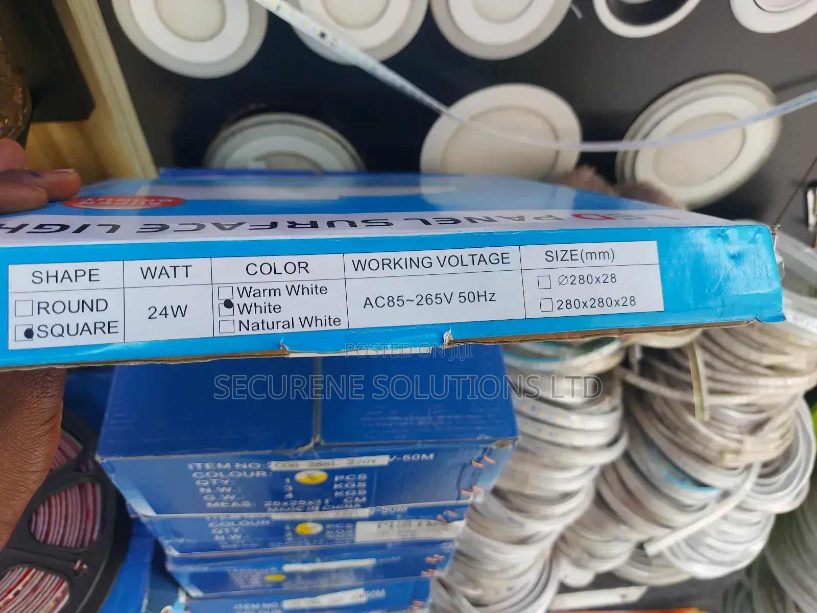 24wsquare Surface-Mounted Led Panel Light.
