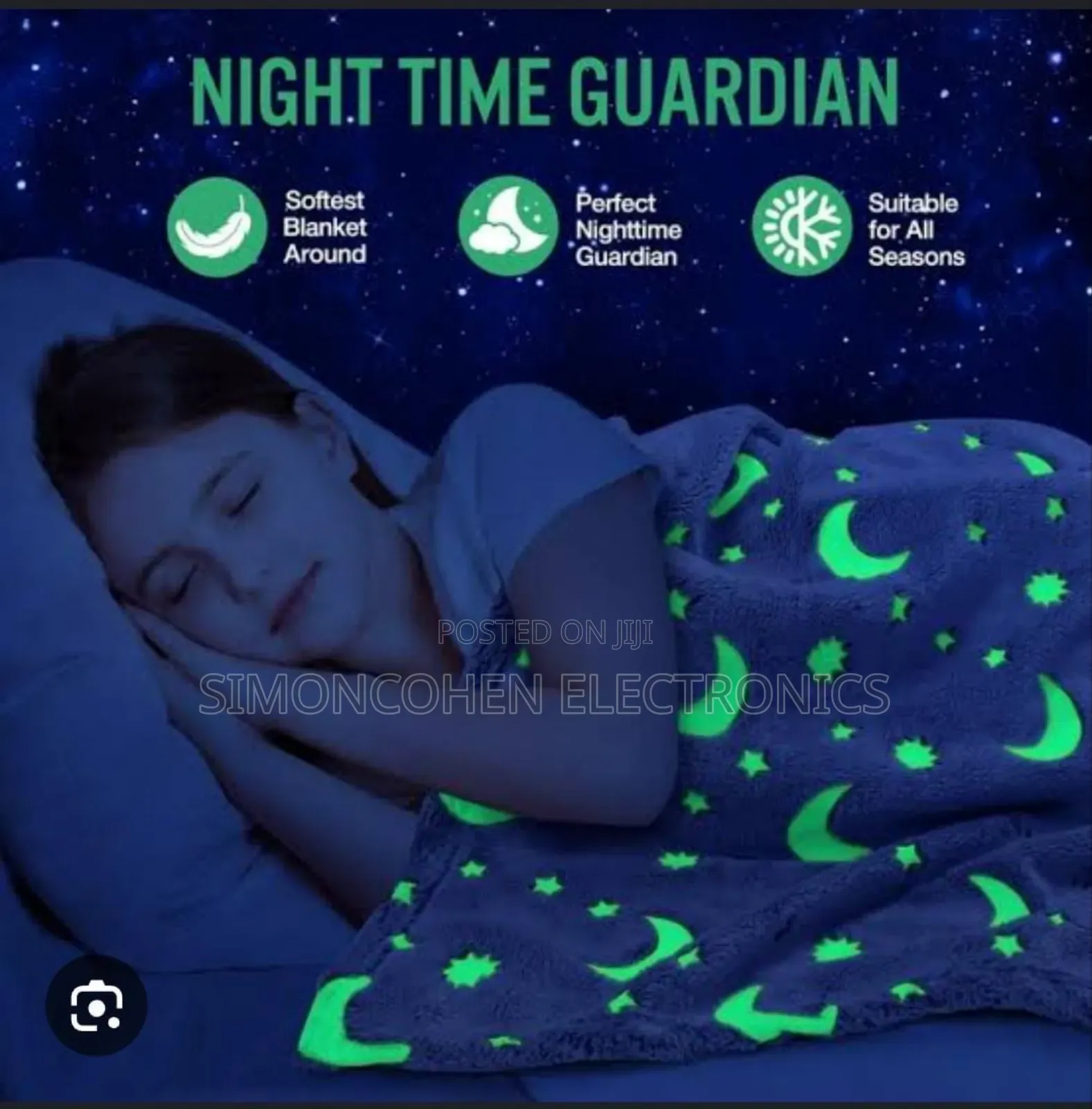 Magic Glow In The Dark Fleece Blanket