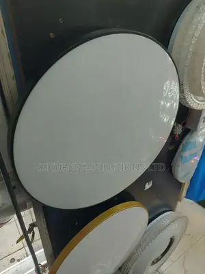 White and Gold Round Led Light