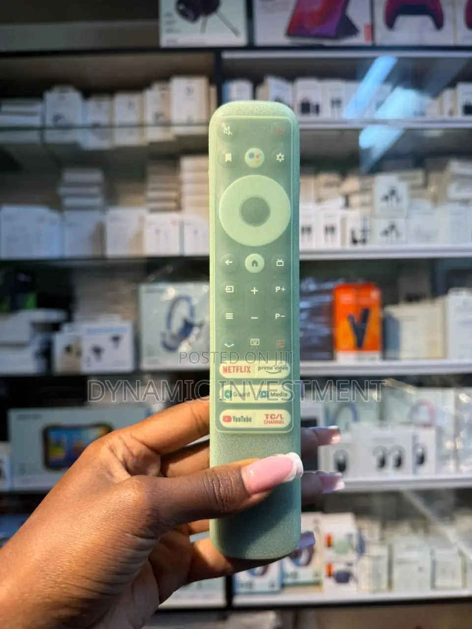 Clear Transparent Case and TCL Android Remote Control