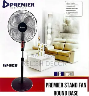 Standing Fan With Round Base