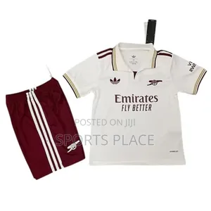 Kids Arsenal White 25/26 Third Jersey