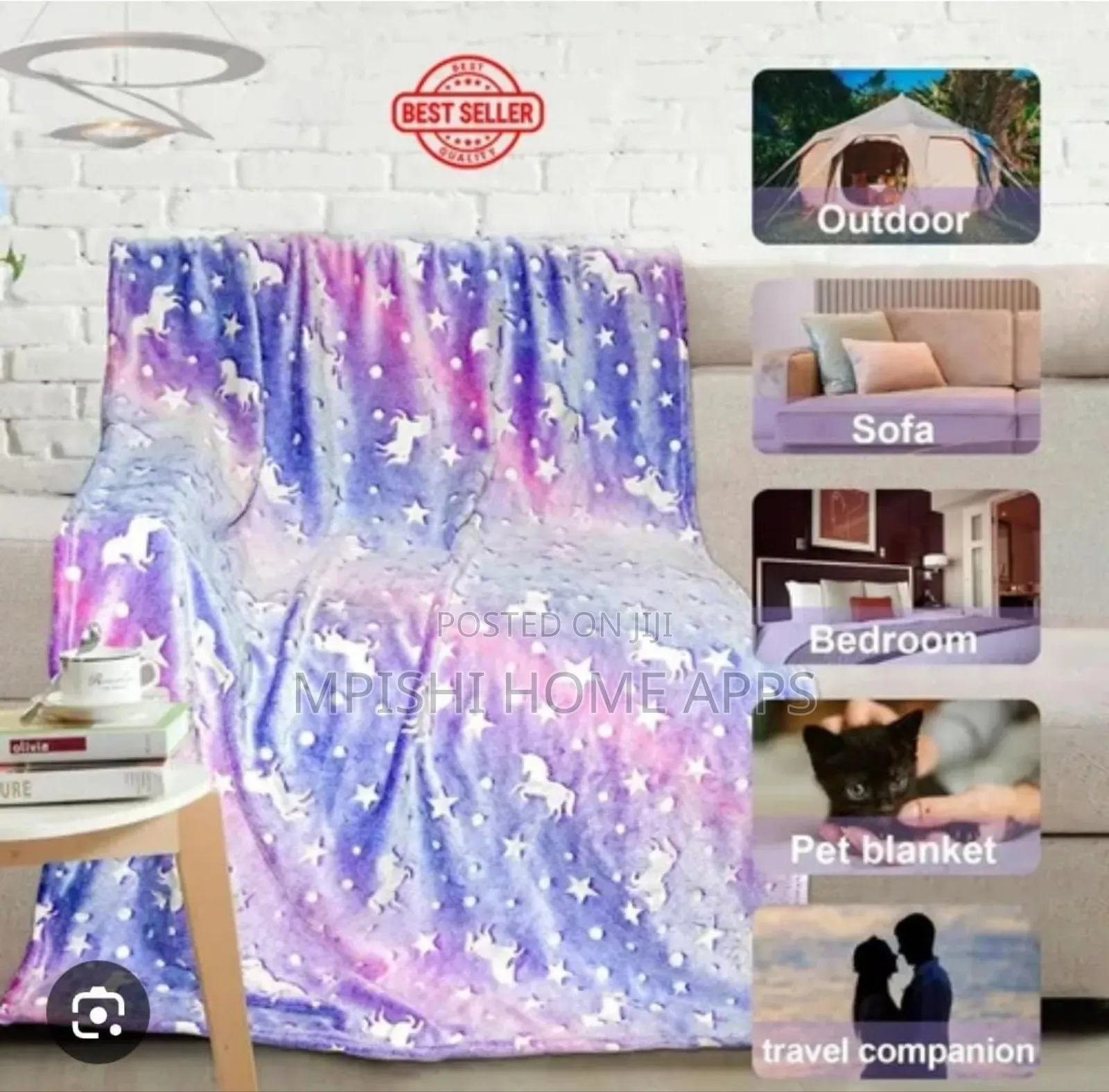 Magic Glow in the Dark Fleece Blanket