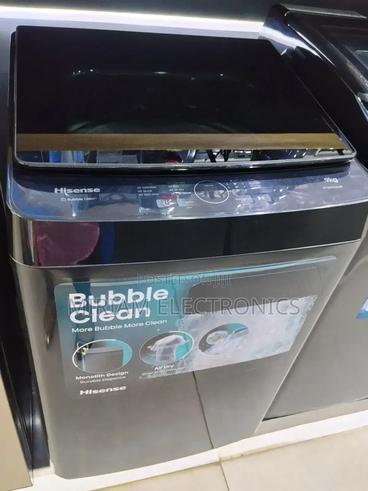 Hisense Washing Machine 9kg Top Load Full Automatic