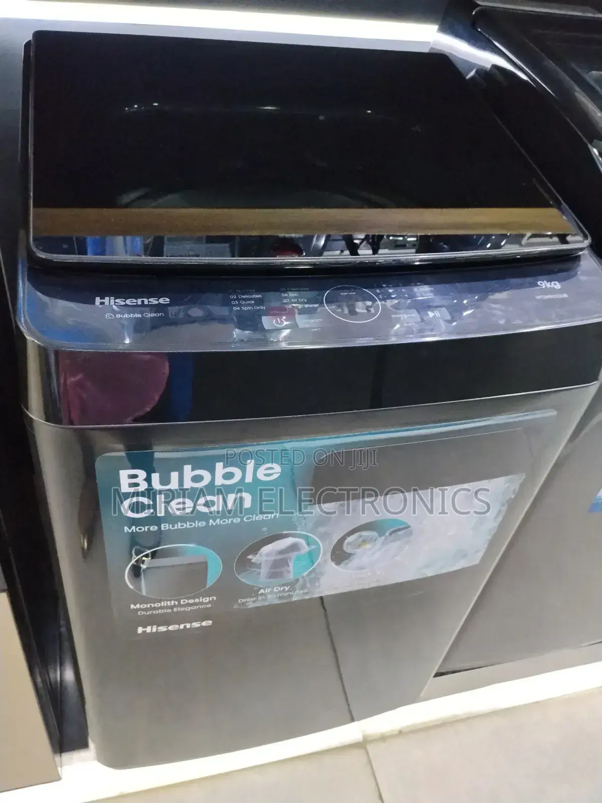 Hisense Washing Machine 9kg Top Load Full Automatic