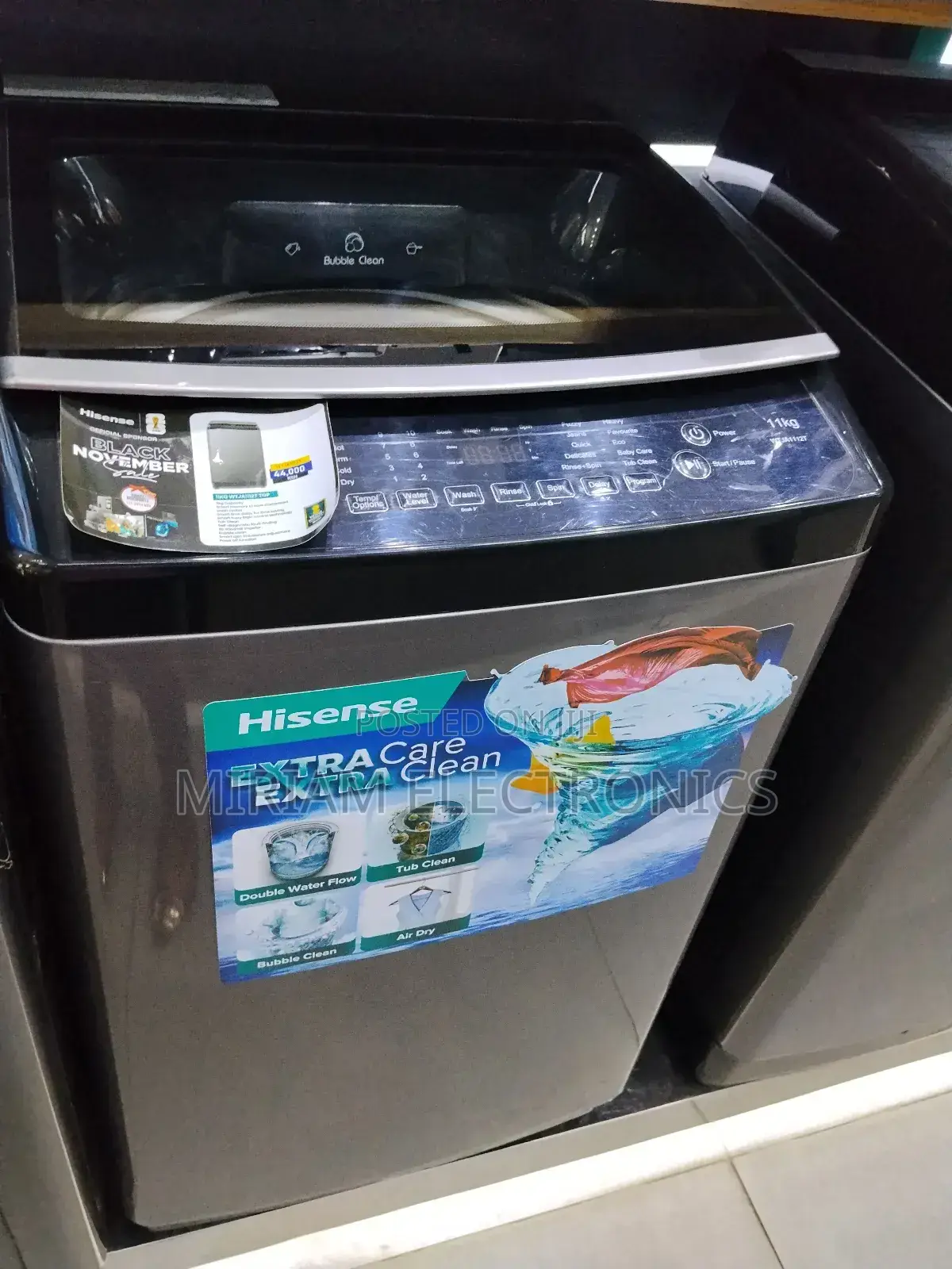 Hisense 11kg Top Load Full Automatic Washing Machine