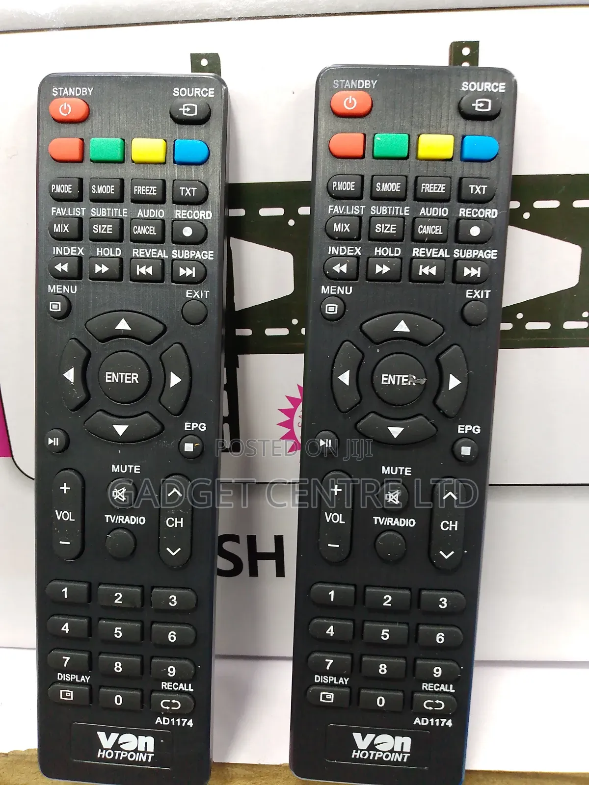 Original Von Digital Tv Remote