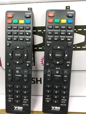 Original Von Digital Tv Remote