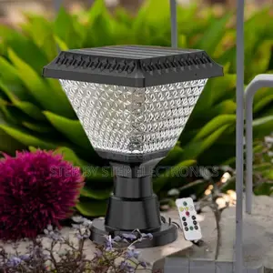 Solar Gate Light Dusk to Dawn Auto on/Off RGB Led Garden Lamp