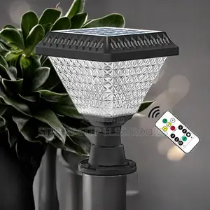 Dusk to Dawn Solar Gate Light RGB Led Auto Sensor Outdoor Decor