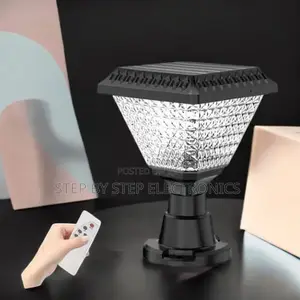 Solar Gate Light Auto Dusk to Dawn RGB Led Long-Lasting Outdoor Lamp