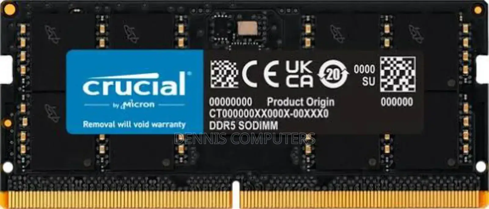 Crucial Desktop Ram Ddr5 32gb 4800
