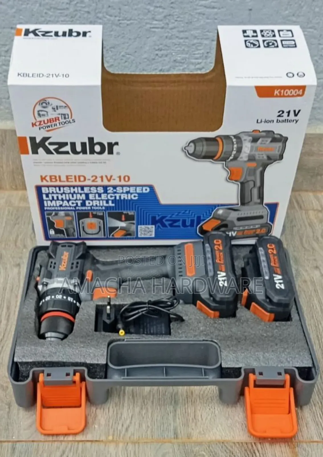 Kzubr Brushless Cordless Drill 21v
