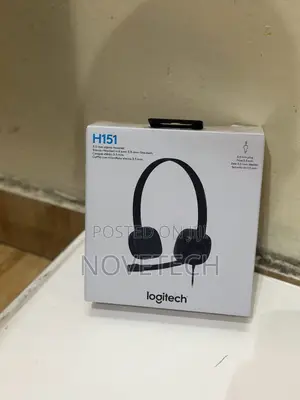 Logitech H151 Stereo Headset Rotating Microphone in-Line Controls