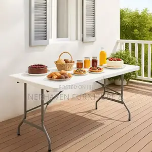 Strong Heavy-Duty Portable Plastic Foldable Table