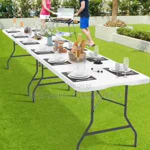Multipurpose Foldable Table -- White