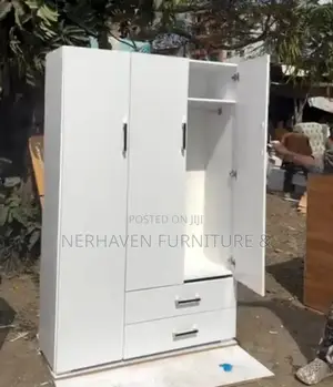 Wardrobe With Drawers and Hanging Rail