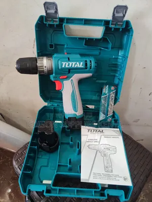 Total Cordless Impact Drill 12v 20n.M, 2 Batteries Hammer Drill + Bits