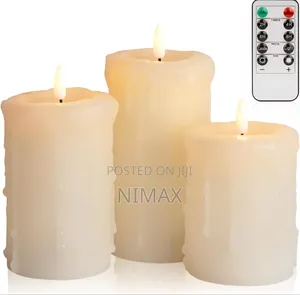 Flameless Candles With Remote and Timer,