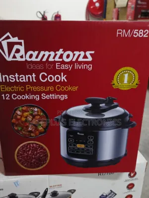 Ramtons 6l Electric Pressure Cooker - Fast Cooking,