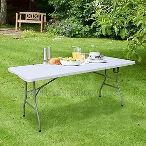 Foldable White Table- Nairobi
