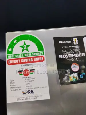 Hisense Ref558dr 541l Fridge Side by Side-Water Dispenser