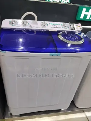 Hisense 11kg Wsrb113w Twin Tub Washing Machine