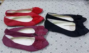 Premium Comfort Flat Shoes Pointed Suede Bow Shoe