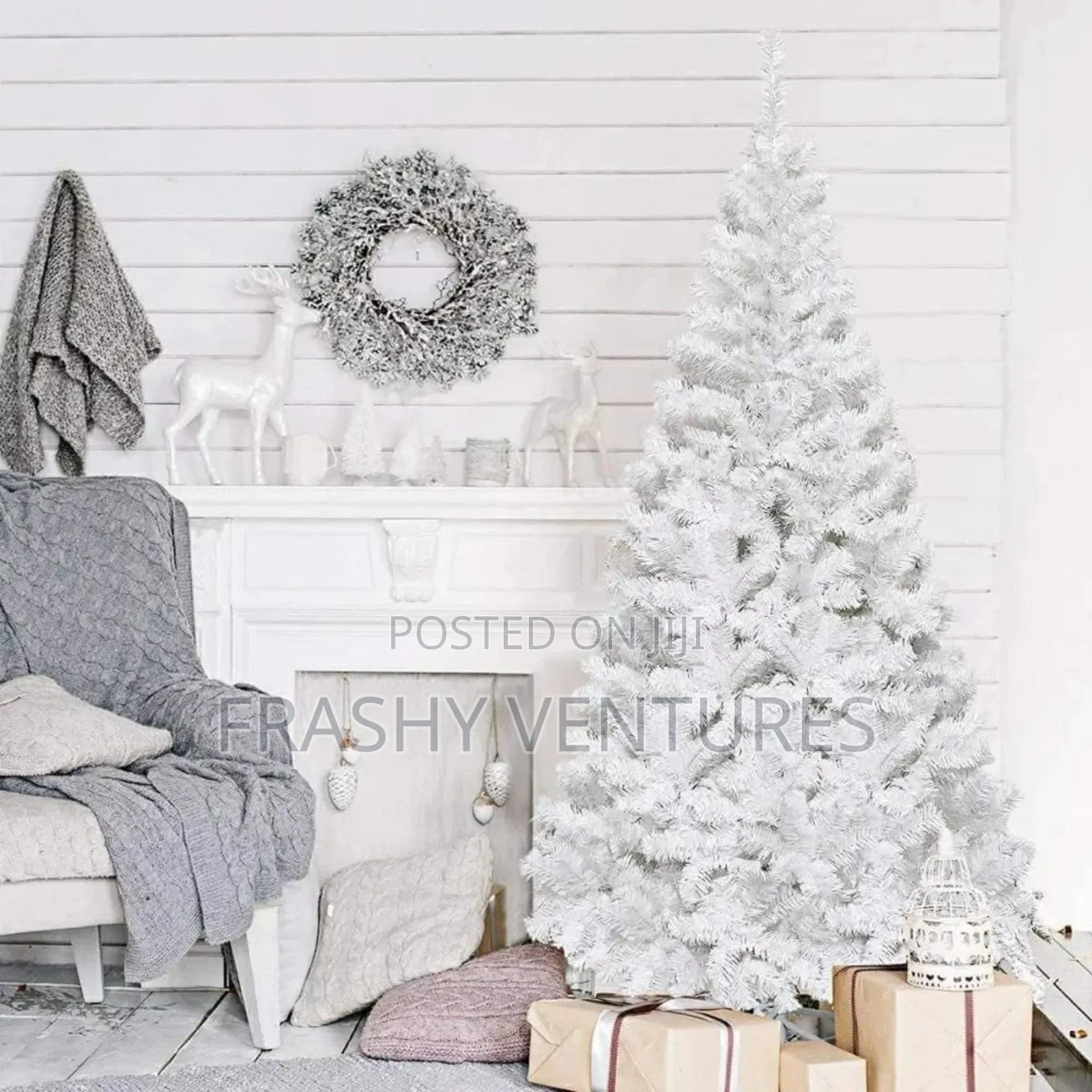 White Christmas Tree 7ft