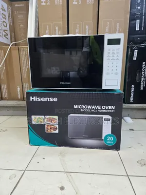 Hisense H20momws11 20l Digital Microwave Oven (White)